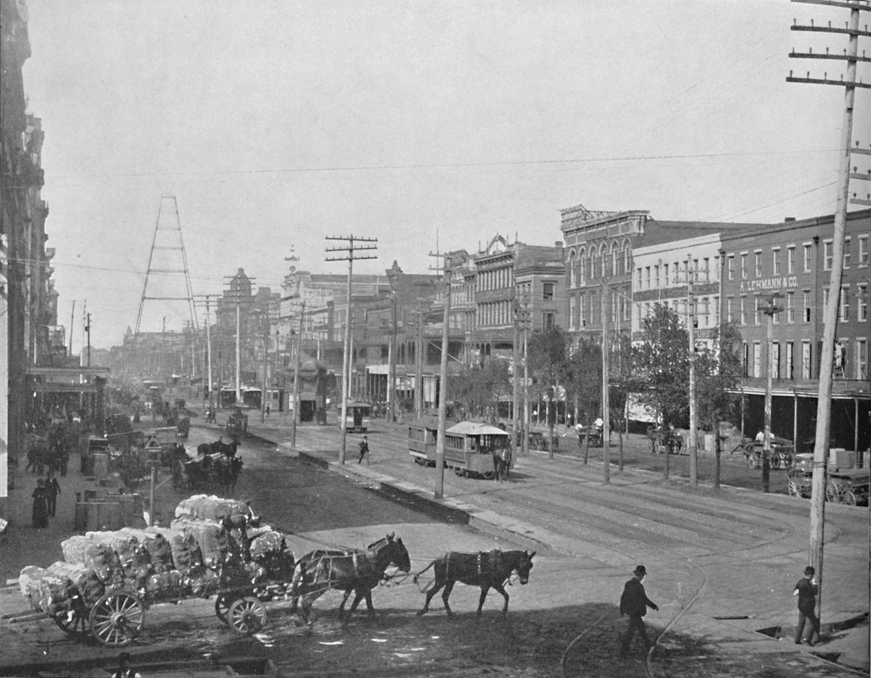 Canal Street, New Orleans, Louisiana, c1897. af Unbekannt
