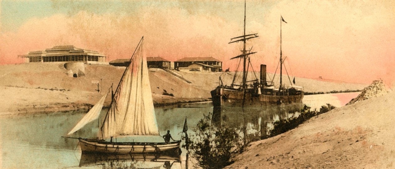Suez-kanalen - Skibsværft VI, c1918-c1939. af Unbekannt