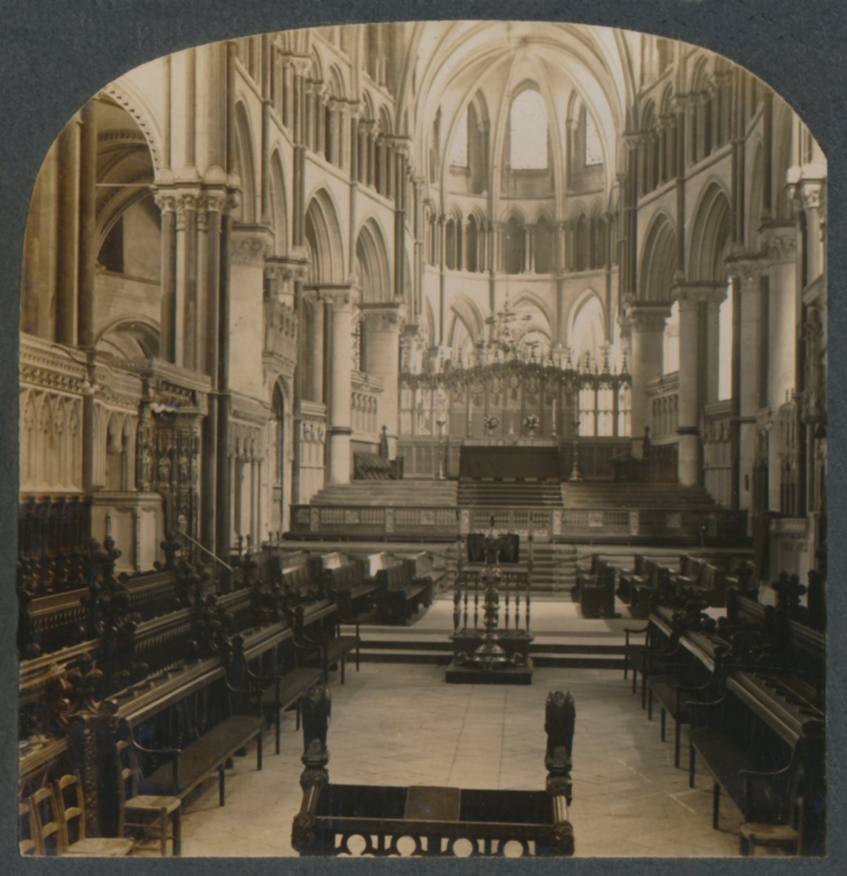 Canterbury Cathedral - Indvendig udsigt, Canterbury, England, c1910. af Unbekannt