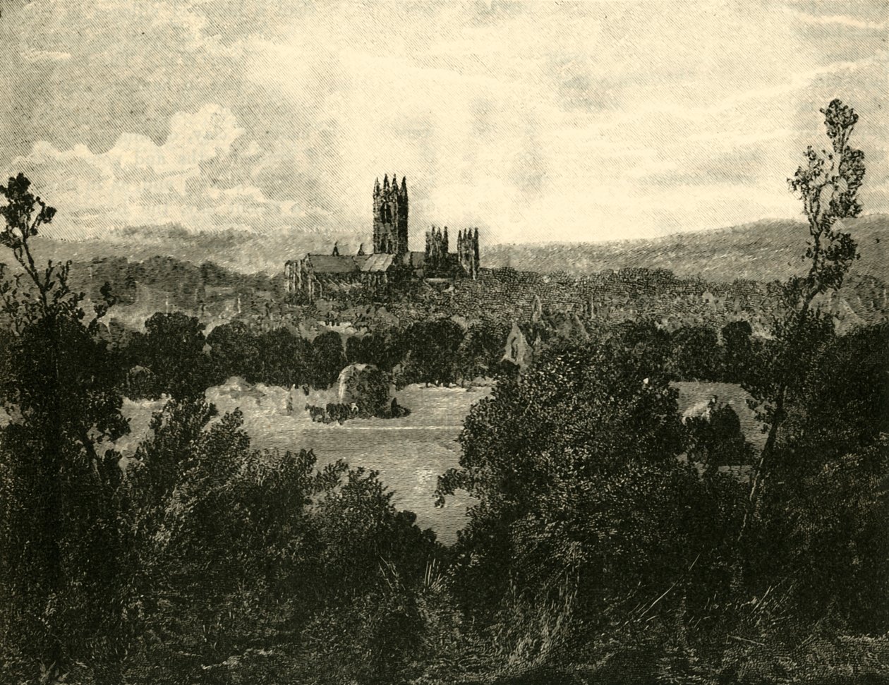 Canterbury Cathedral, fra det nordøstlige, 1890. af Unbekannt