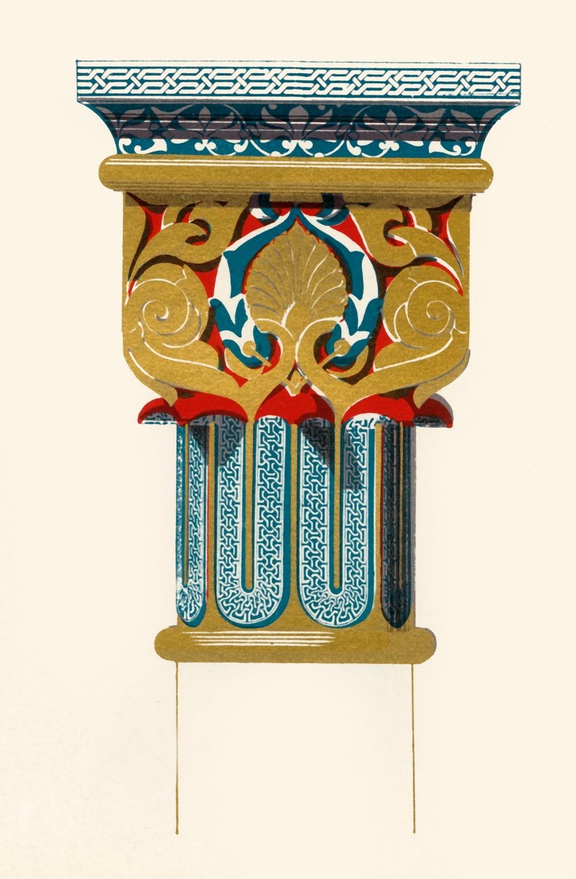Søjlehovedstaden, Lions Court, 1907. af Unbekannt