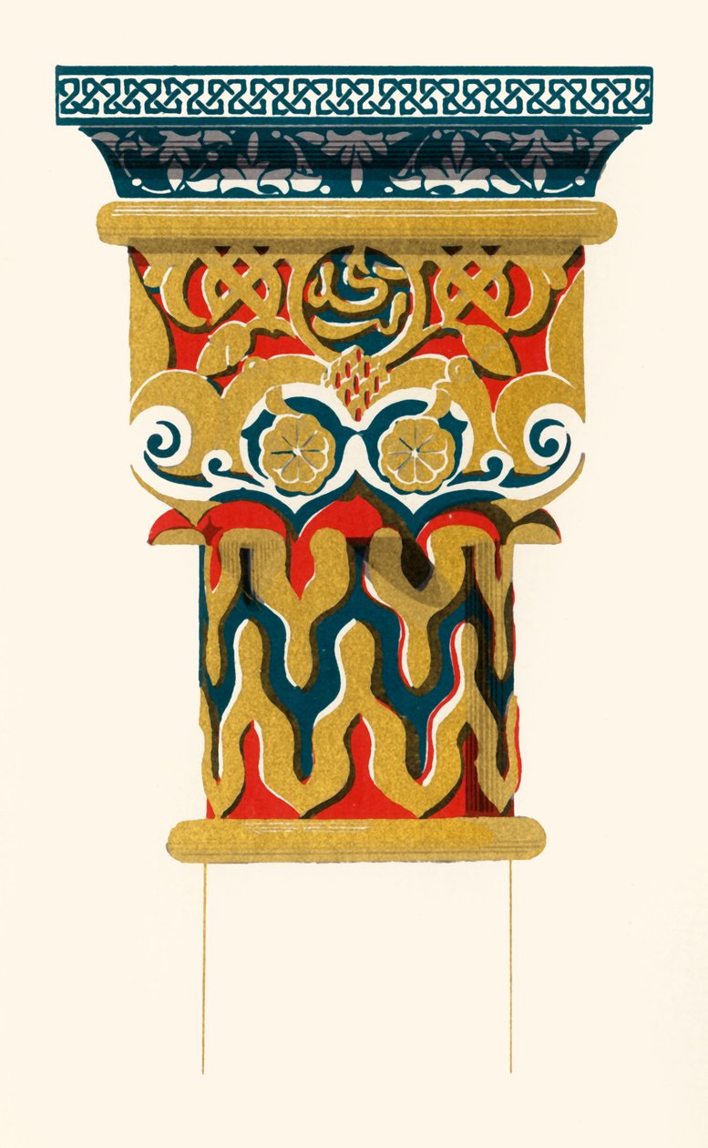 Søjlehovedstaden, Lions Court, 1907. af Unbekannt