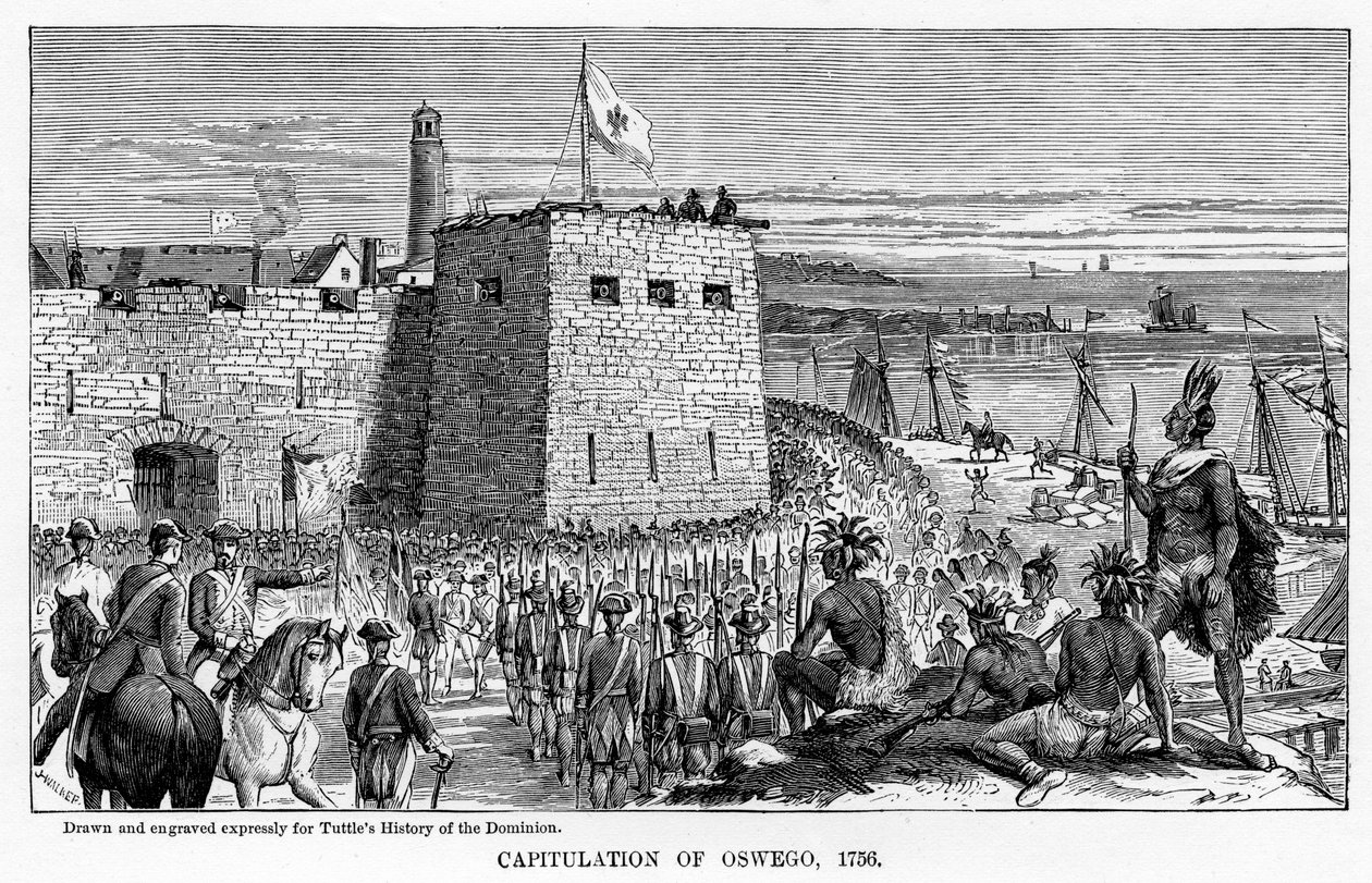 Oswegos kapitulation, 1756, 1877 af Unbekannt