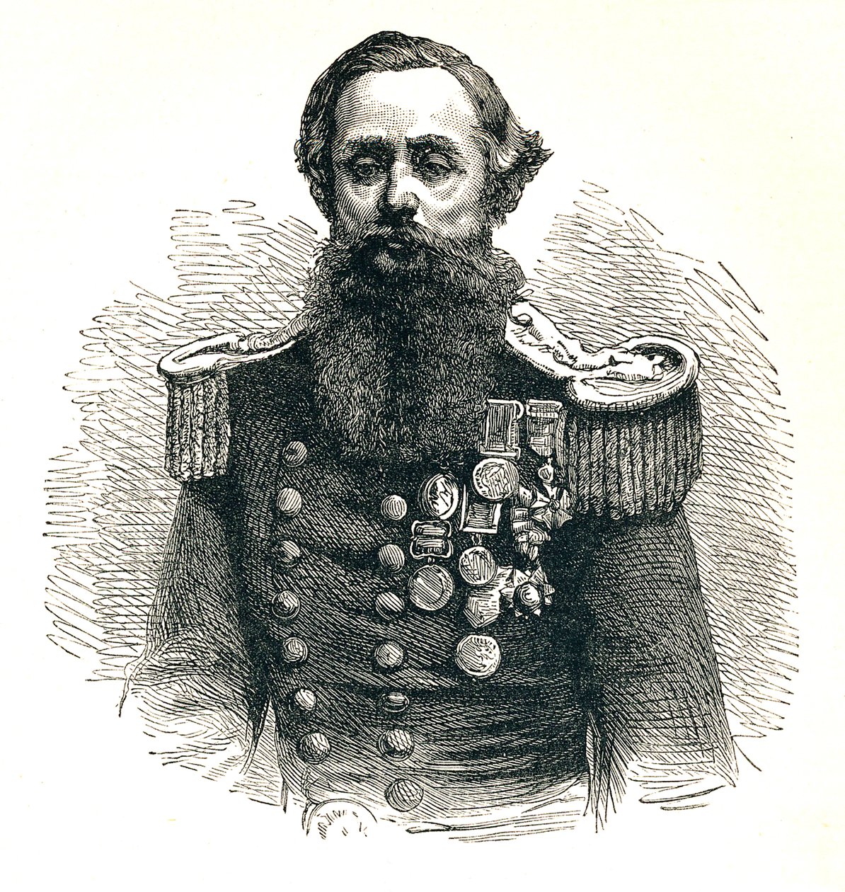 Kaptajn Cowper Phipps Coles, 1819-1870, engelsk flådekaptajn og opfinder, 1893 af Unbekannt