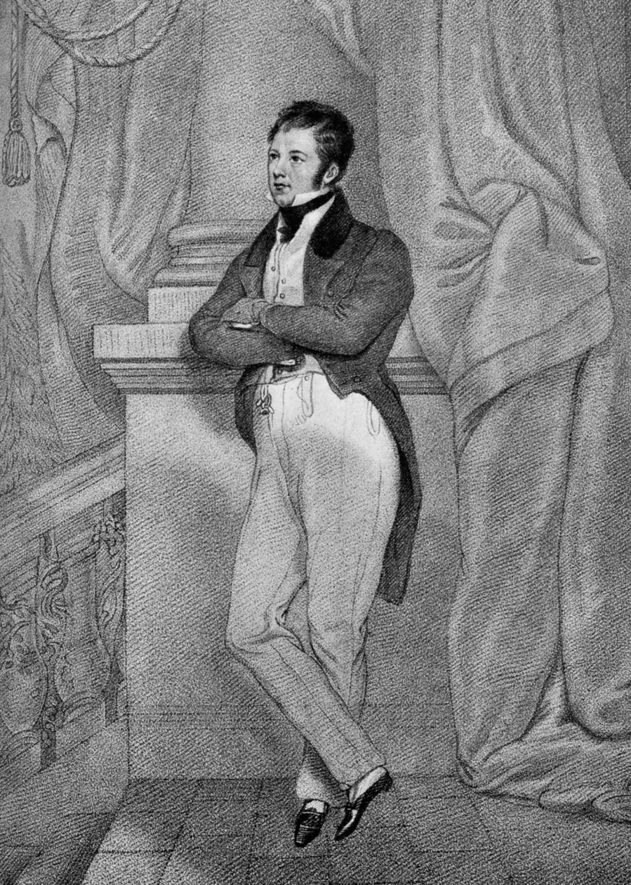 Kaptajn Frederick Marryat 1792-1848, engelsk forfatter, 19. århundrede 1908 af Unbekannt