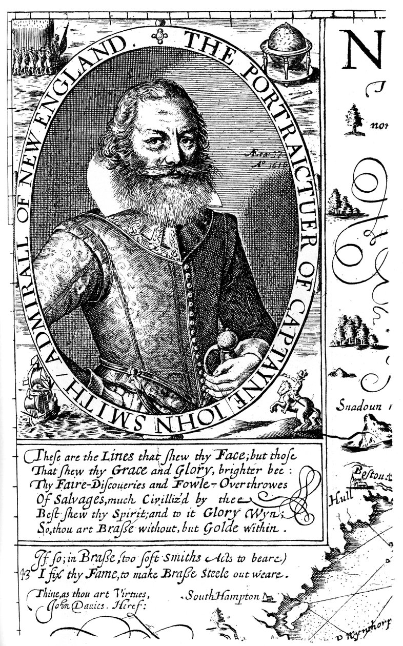 Kaptajn John Smith, kolonist i Virginia, 1624, 1893. af Unbekannt