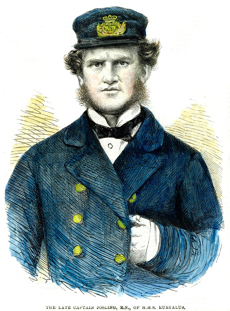 Kaptajn Josling, af HMS Euryalus, 1863 af Unbekannt