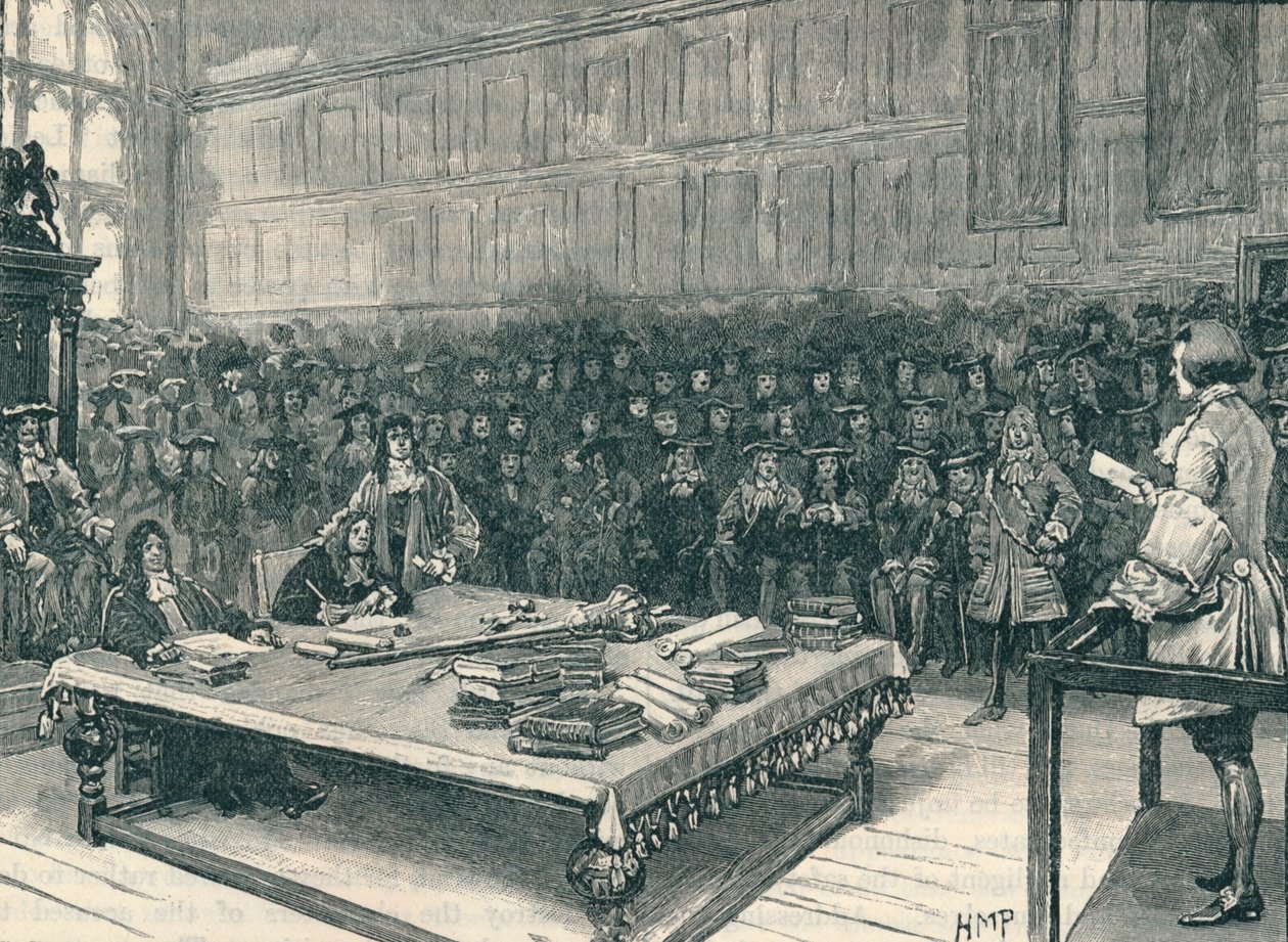 Kaptajn Kidd foran Baren i Underhuset, 1700 1905 af Unbekannt