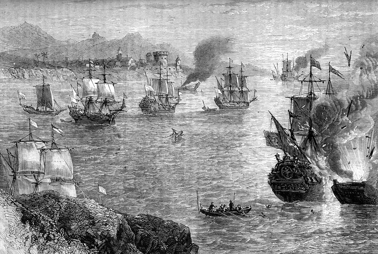 Kaptajn Morgans nederlag til den spanske flåde, 1660