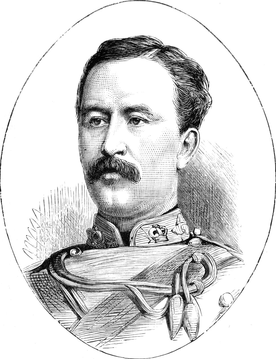 Kaptajn The Hon. E. V. Wyatt-Edgell, c1880 af Unbekannt
