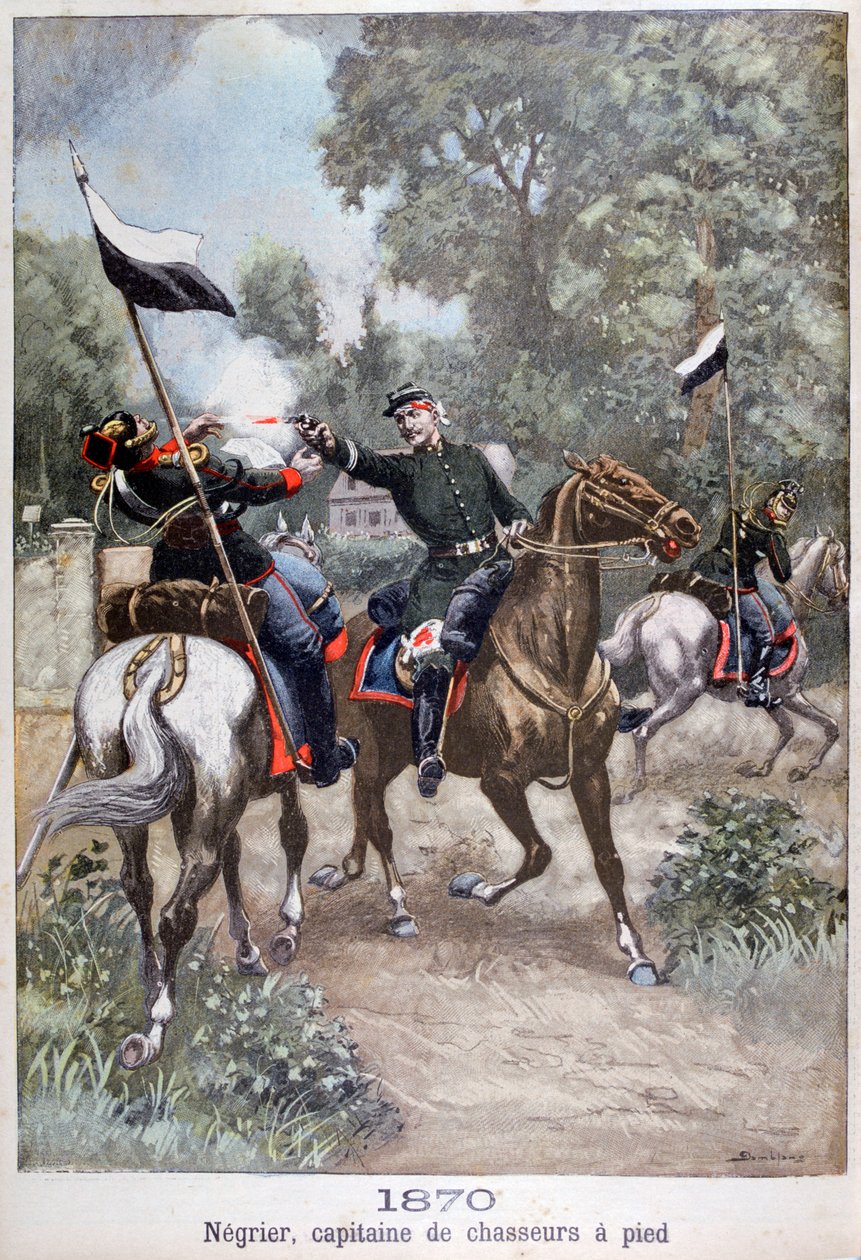 Kaptajn for chasseurs, Den fransk-tyske krig, 1870, 1899 af Unbekannt