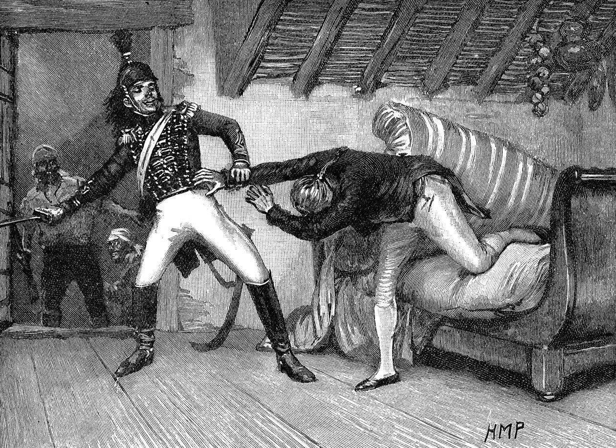 Tilfangetagelse af Manuel de Godoy, hertug af Alcudia, spansk statsmand, 1808 af Unbekannt