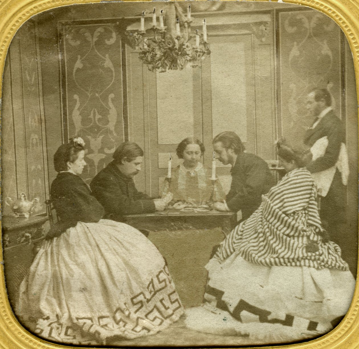 Kortspil, 1800-tallet af Unbekannt