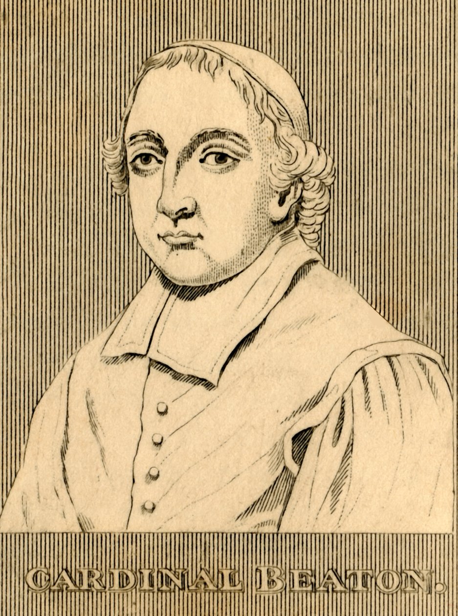 Kardinal Beaton, 1494-1546, 1830. af Unbekannt