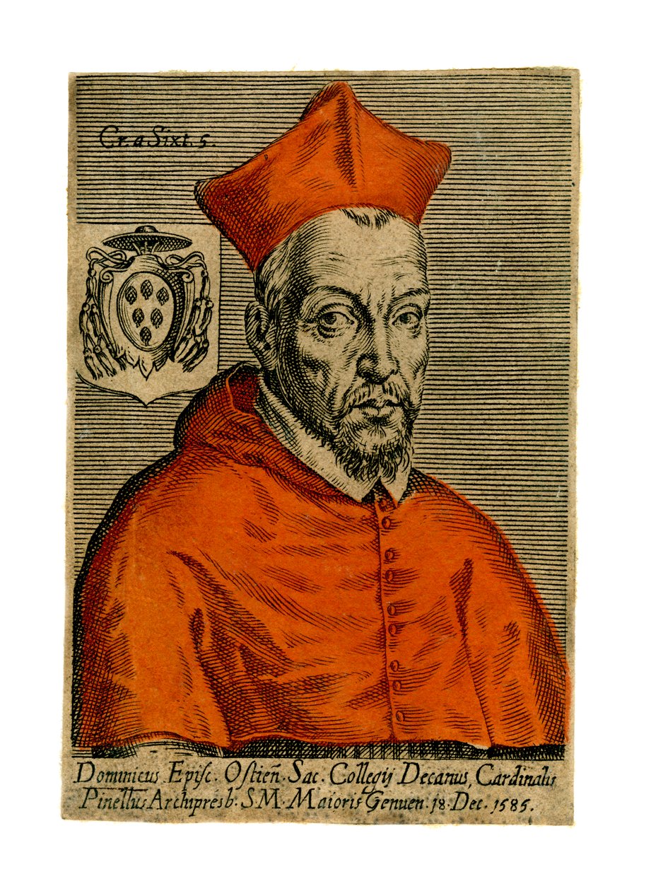 Kardinal Pinette, 1585 af Unbekannt