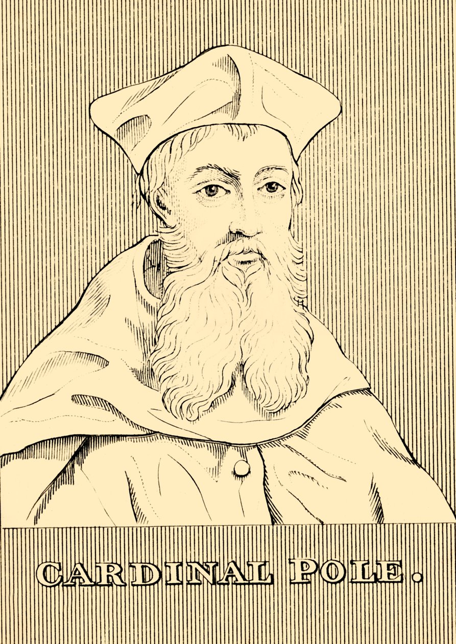 Cardinal Pole, 1500-1558, 1830. af Unbekannt