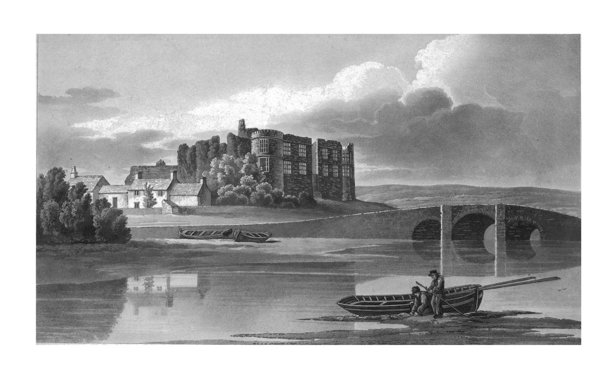 Carew Castle, Pembrokeshire, c1817. af Unbekannt