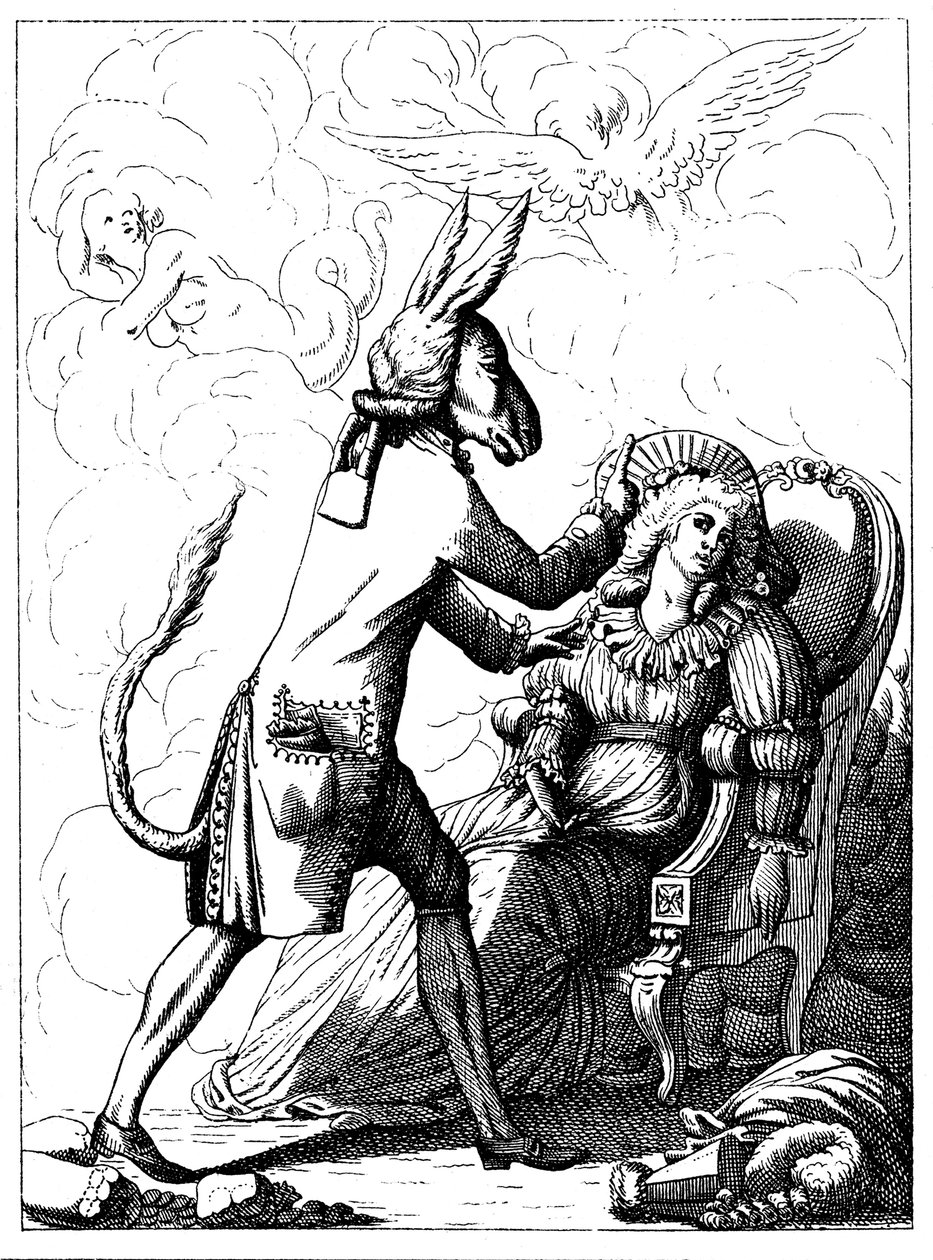 Karikatur af Franz Anton Mesmer, c1785 af Unbekannt