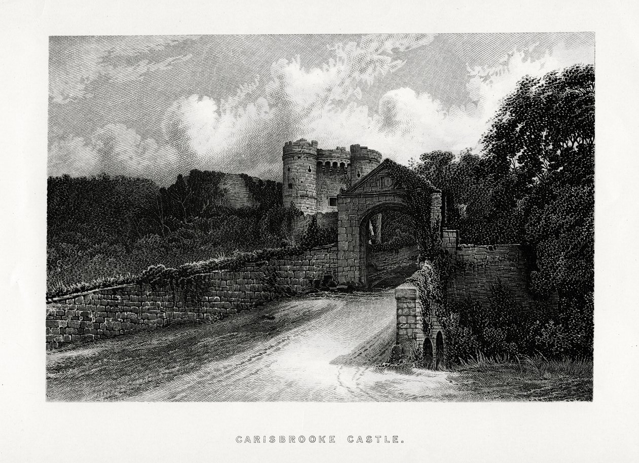 Carisbrooke Castle, Newport, Isle of Wight, 1896 af Unbekannt