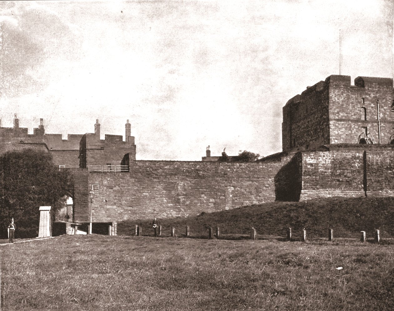 Carlisle Castle, Cumbria, 1894. af Unbekannt