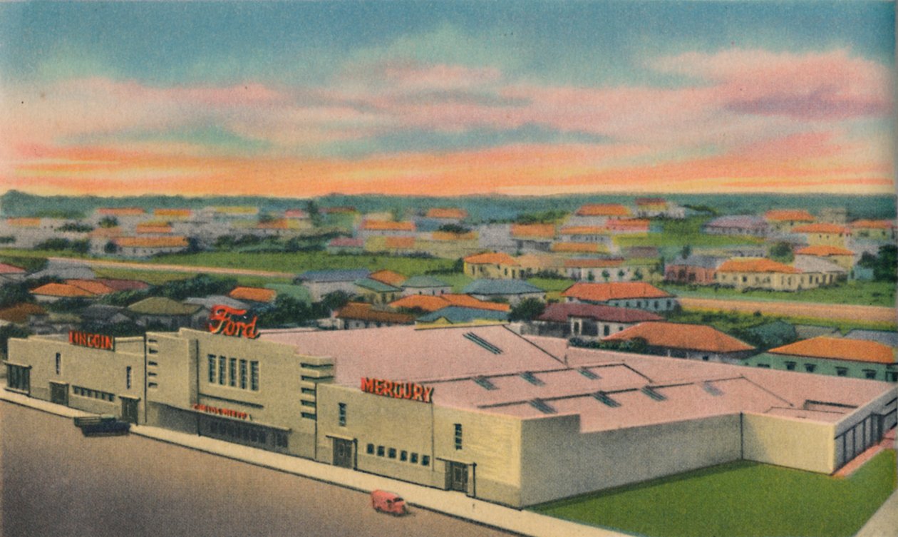 Carlos Dieppa Building, Ford, Mercury, Lincoln Service, Barranquilla, c1940