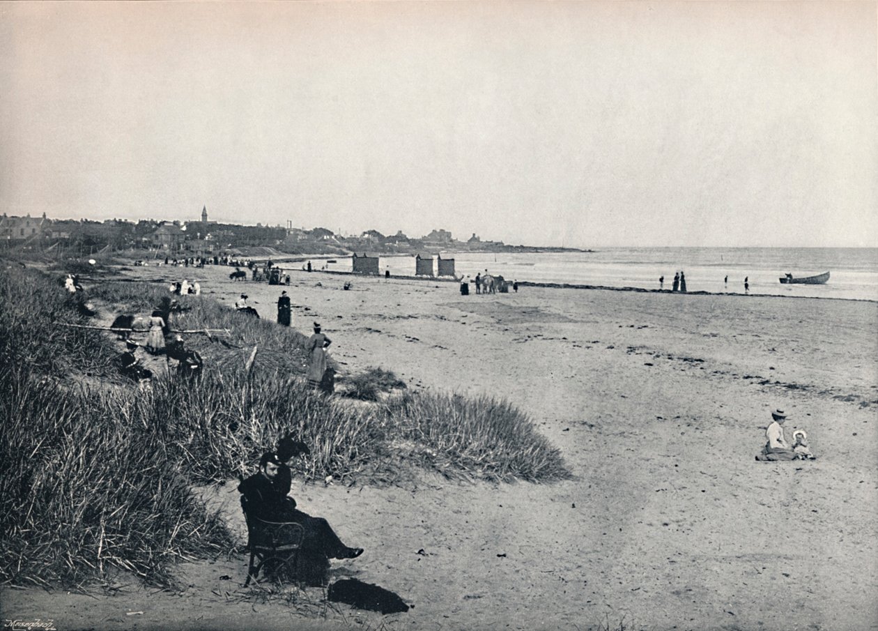Carnousetie - Byen og stranden, 1895 af Unbekannt