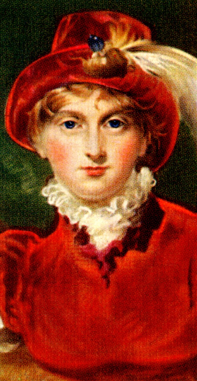 Caroline af Brunswick, dronningkonsort af kong George IV, begyndelsen af det 19. århundrede af Unbekannt