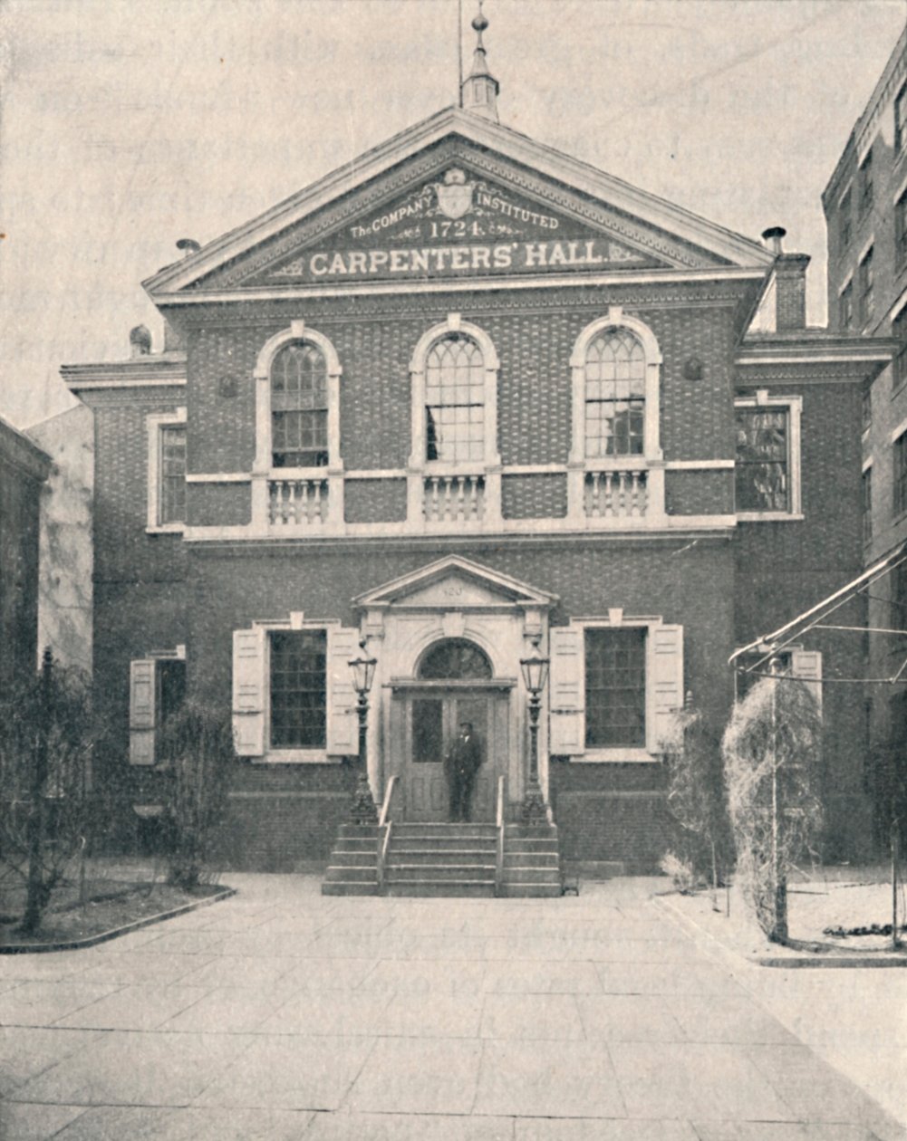 Carpenters Hall, Philadelphia, 1904 af Unbekannt