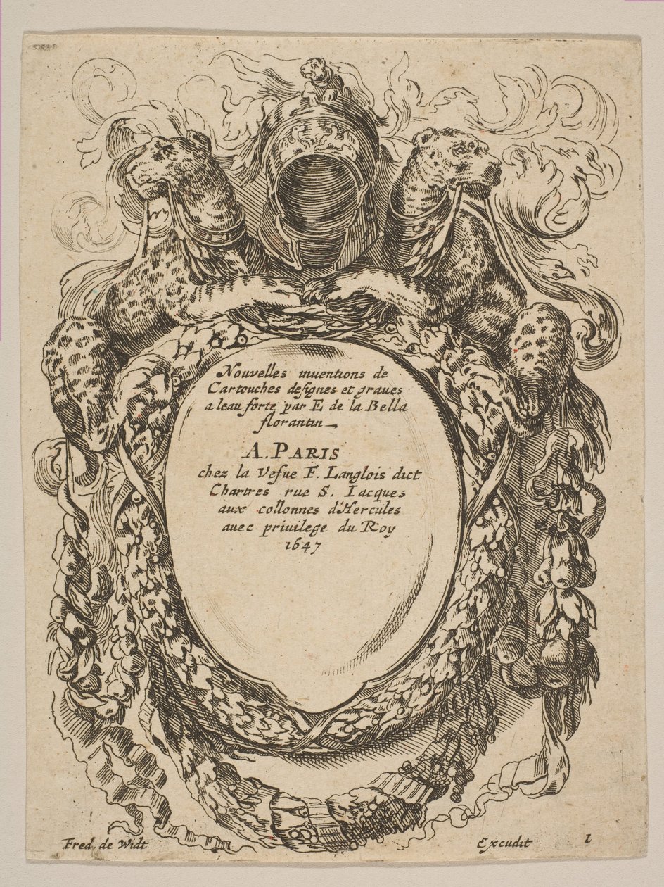 Patron med titel: New Inventions of Cartridges, 1600-tallet. af Unbekannt