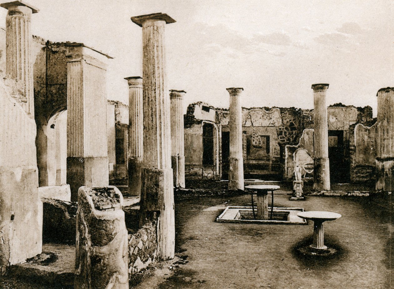 Marco Olconios hus, Pompeji, Italien, omkring 1900-tallet af Unbekannt