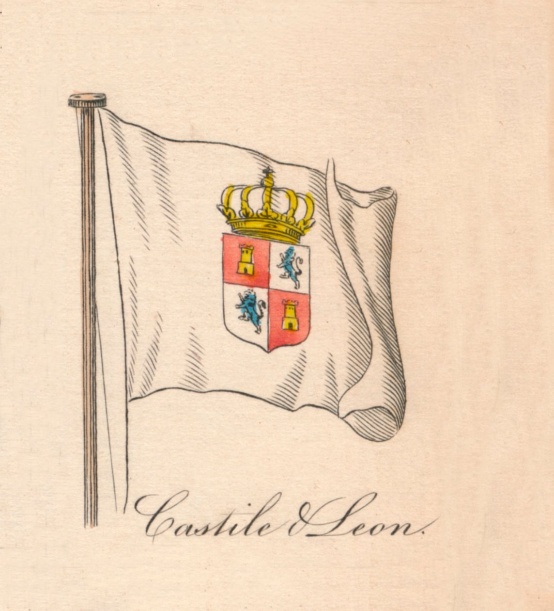 Castilla y Leon, 1838 af Unbekannt