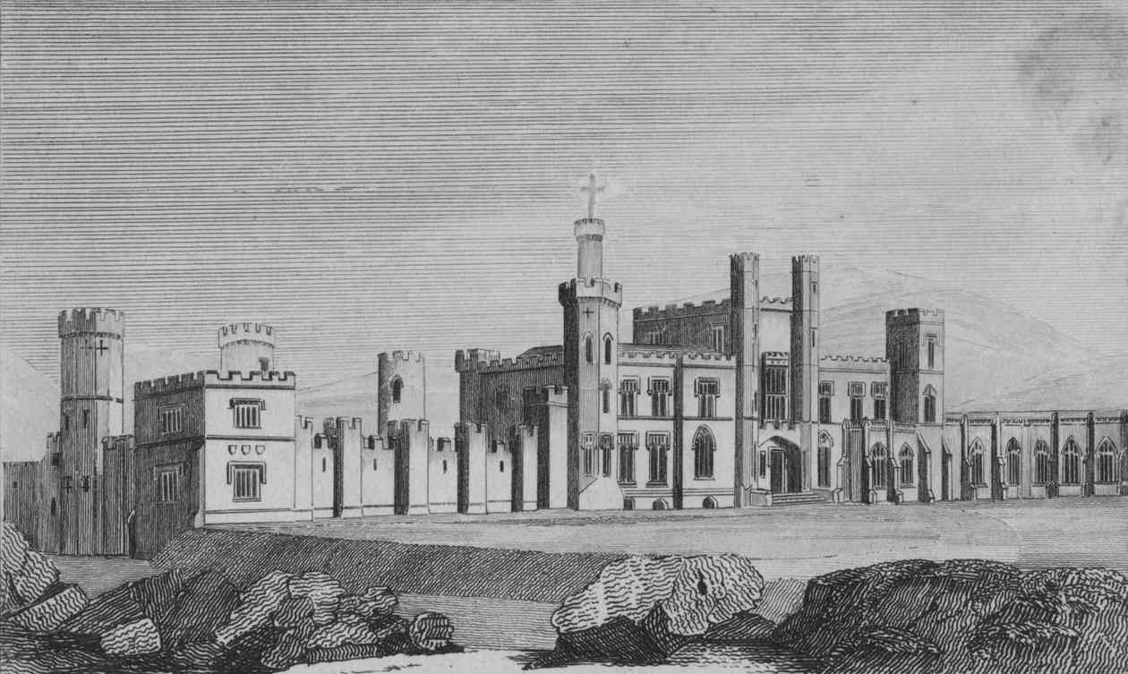 Castle Freke, sæde for John Evans Freke, Lord Carbery, c1820 af Unbekannt