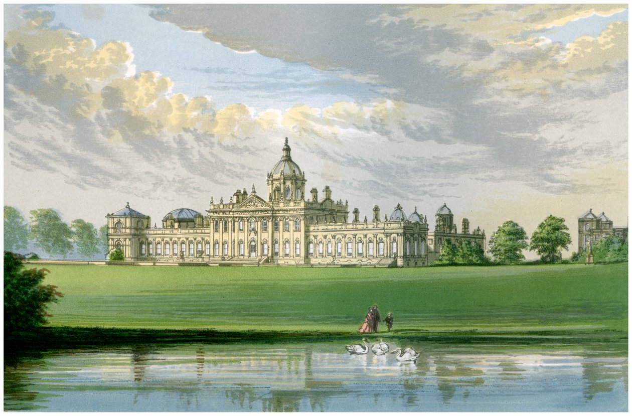 Castle Howard, Yorkshire, hjemsted for jarlen af Carlisle, c1880 af Unbekannt