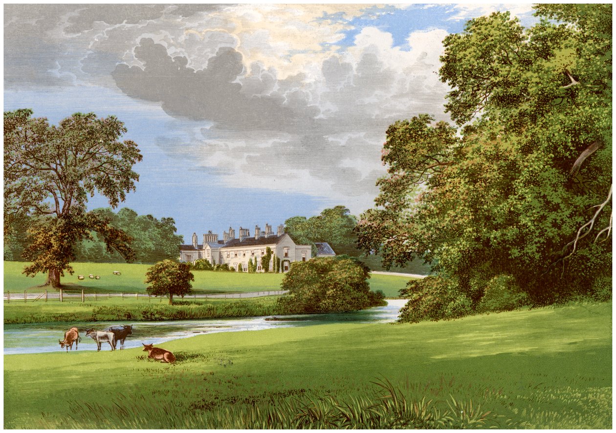 Castle MacGarrett, County Mayo, Irland, hjemsted for Lord Oranmore, c1880 af Unbekannt