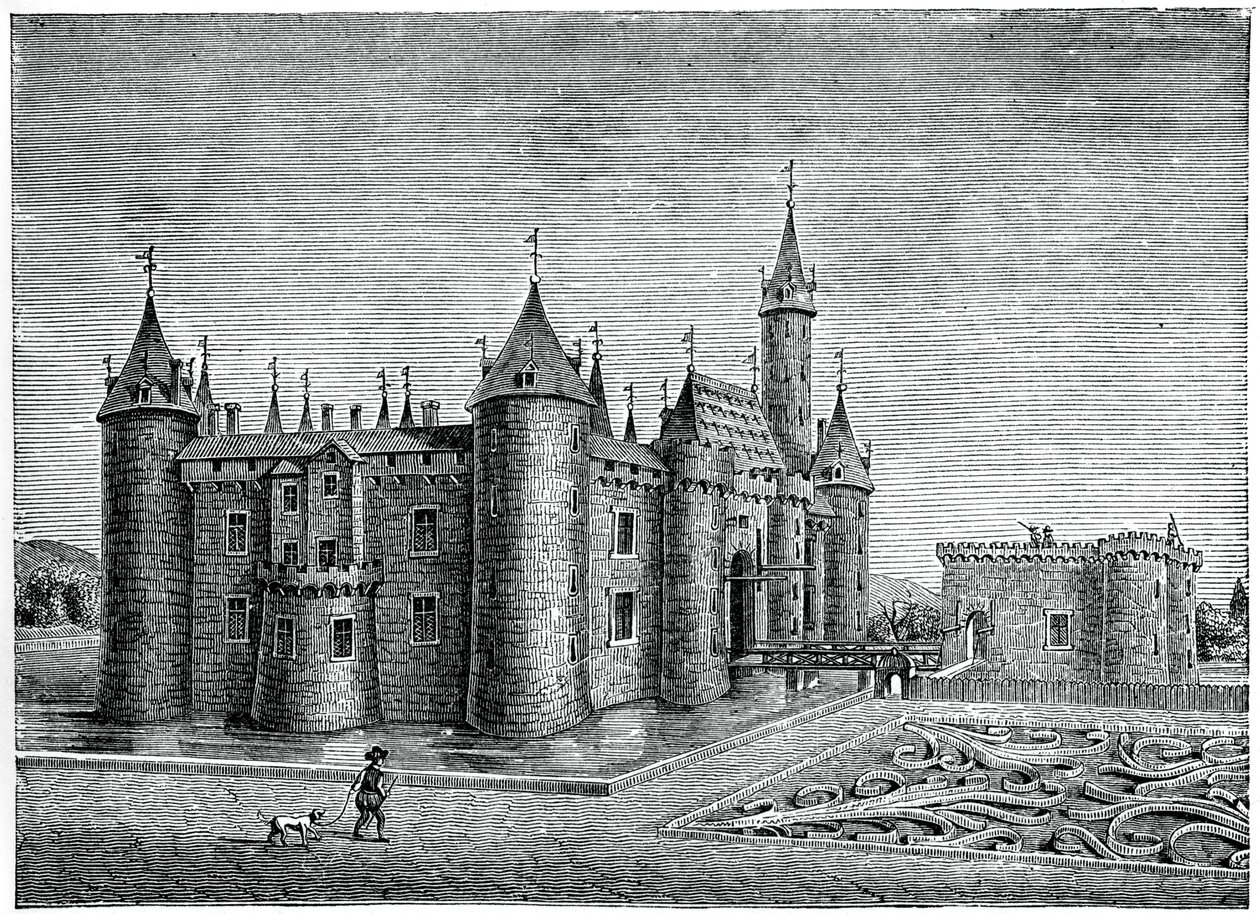 Slottet Marcoussis, nær Rambouillet, c1600-tallet, 1870 af Unbekannt