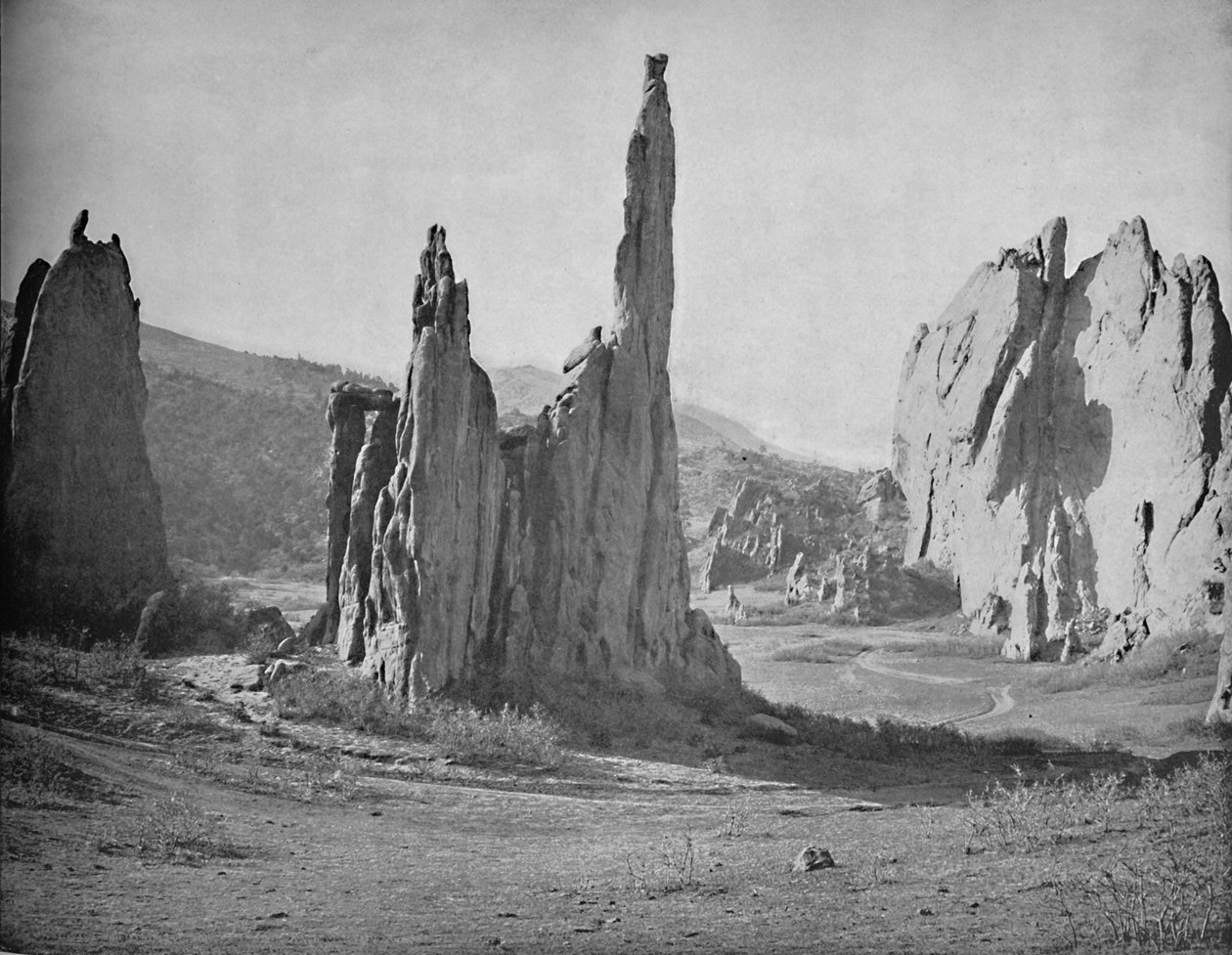 Cathedral Spires, Garden of the Gods, Colorado, c1897. af Unbekannt