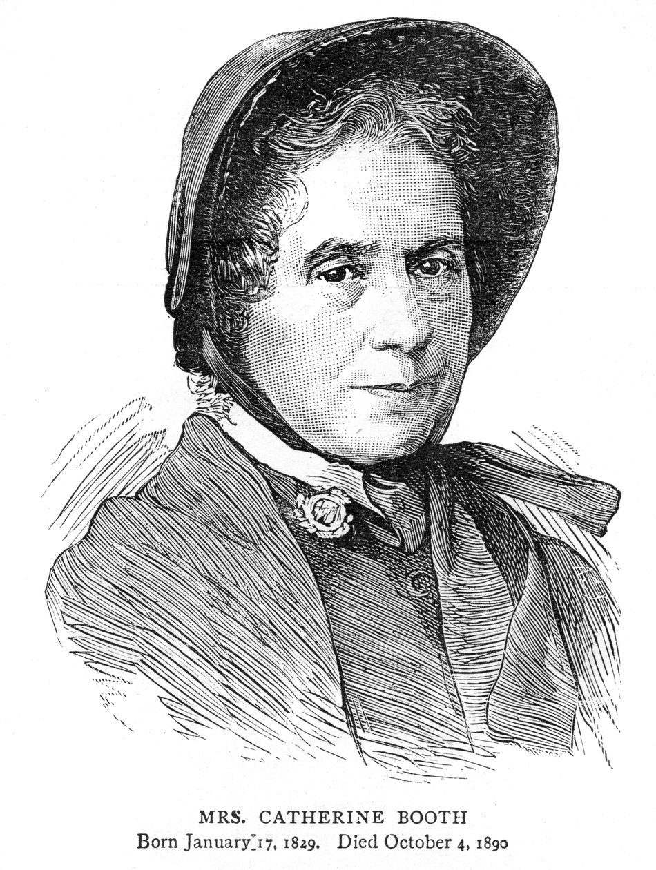 Catherine Booth, hustru til William Booth, britisk grundlægger af Frelsens Hær, 1890 af Unbekannt