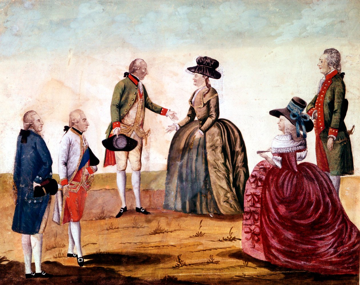 Catherine II, den store 1729-96 kejserinde af Rusland, 1787 af Unbekannt