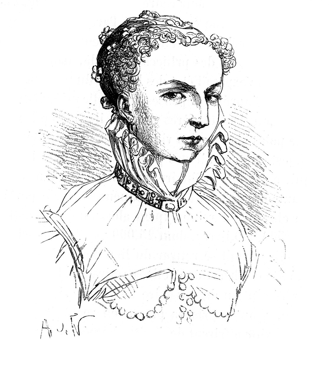 Catherine de Medici, dronning af Frankrig, 1519-1589 af Unbekannt