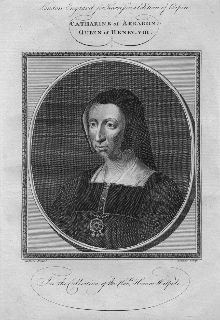 Katarina af Aragon, dronning af Henrik VIII, 1784. af Unbekannt
