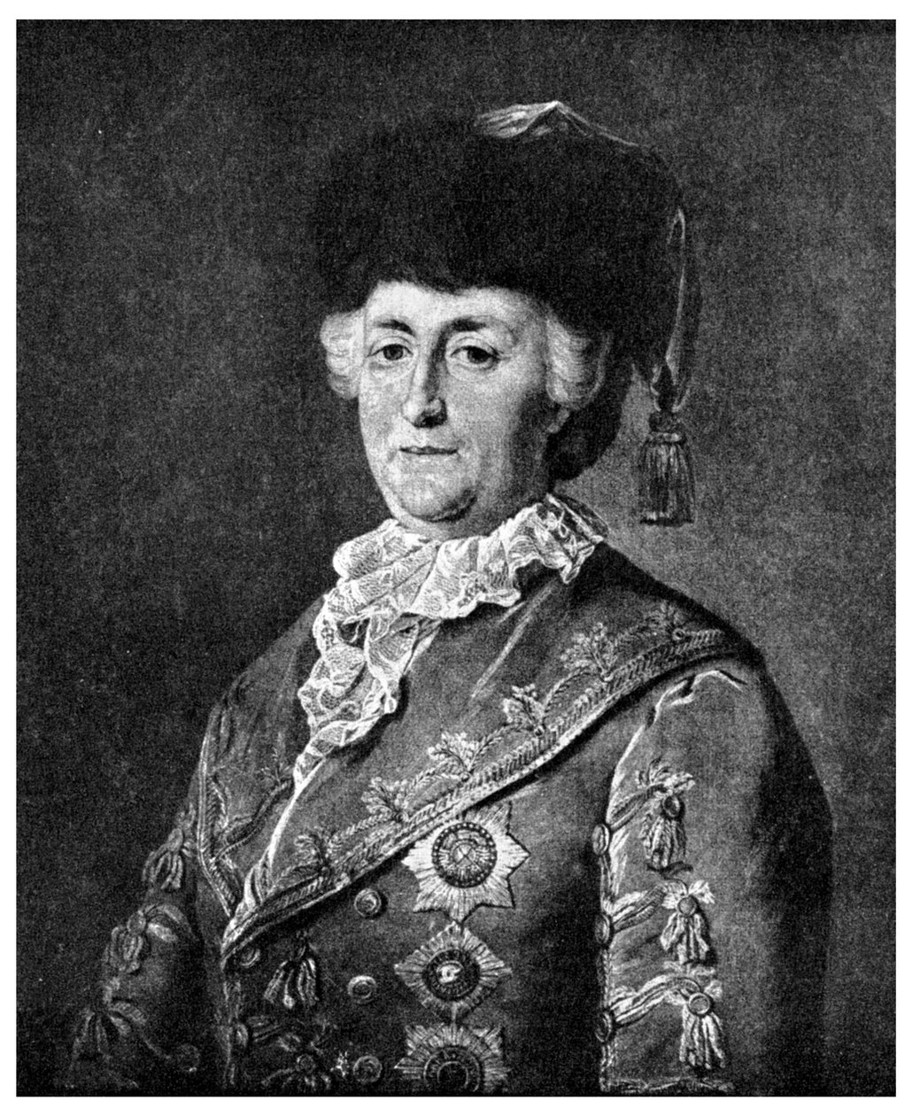 Katarina den Store, kejserinde af Rusland, 1787 1956 af Unbekannt
