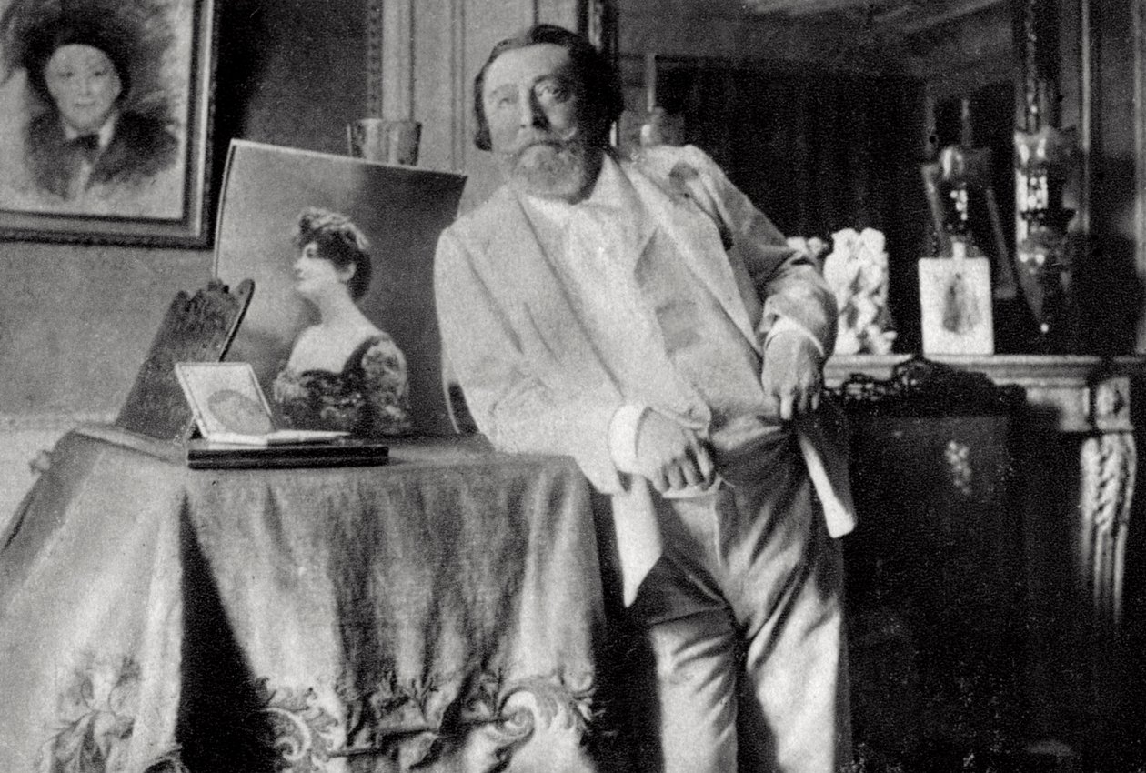 Catulle Mendes, fransk digter og mand af bogstaver, 1906 af Unbekannt