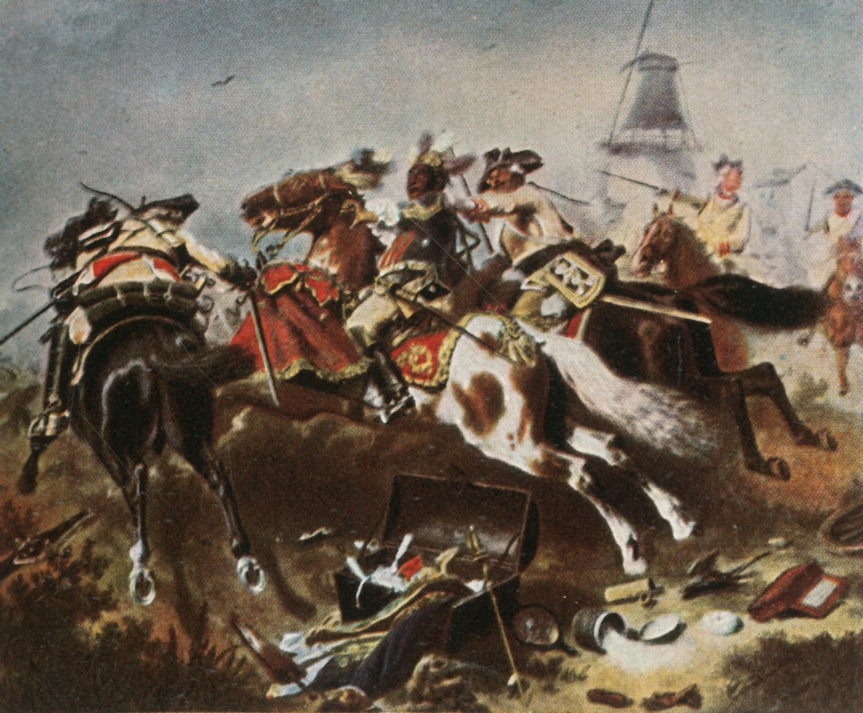 Kavaleriforlovelse ved Rossbach, 5. november 1757, 1936. af Unbekannt