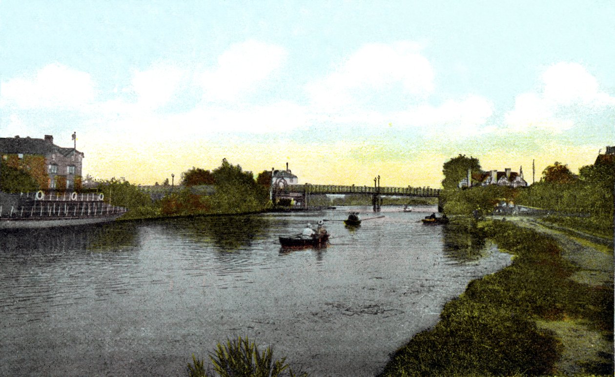 Caversham Bridge, Berkshire, 20. århundrede af Unbekannt