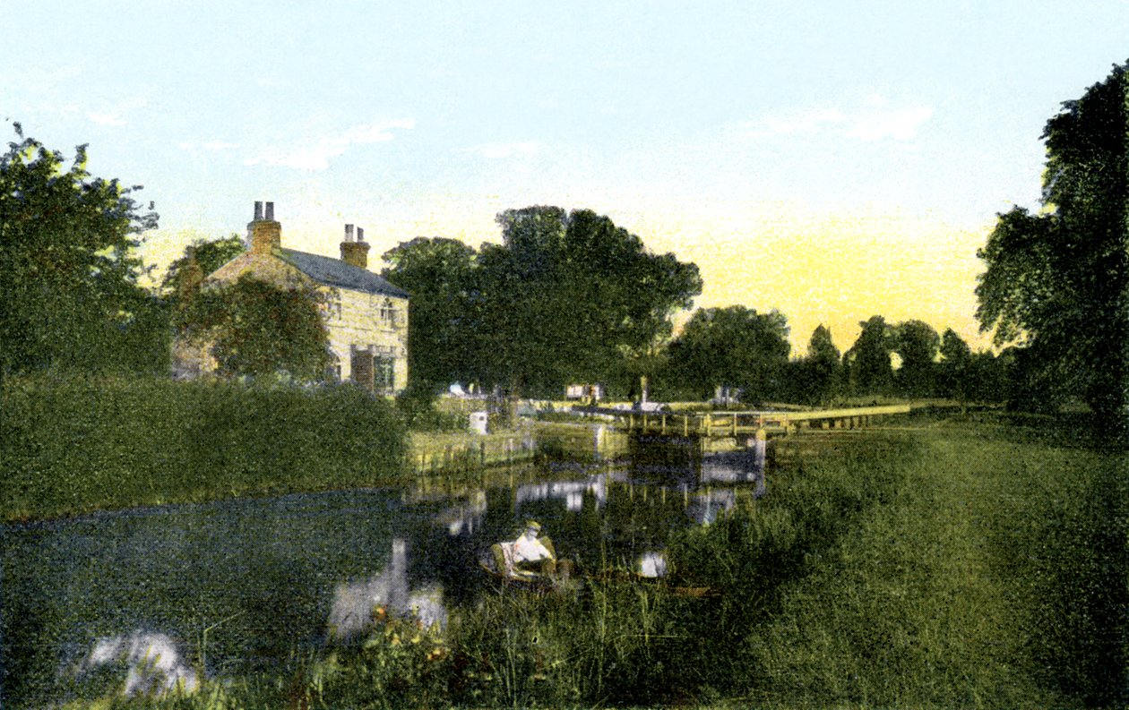 Caversham Lock, Berkshire, 20. århundrede af Unbekannt