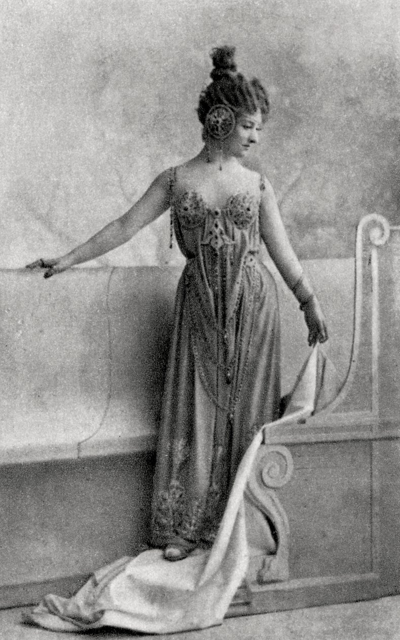 Cecile Sorel, fransk skuespillerinde, 1893 af Unbekannt