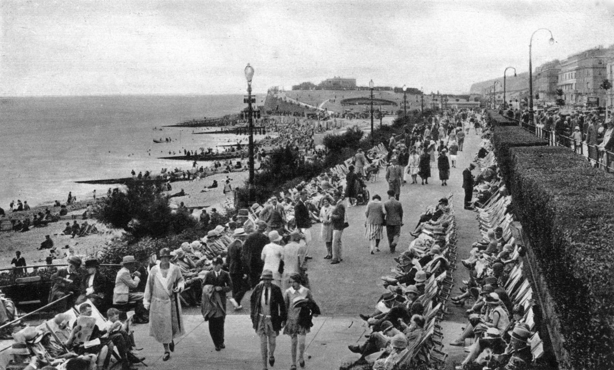Central Parade and Wish Tower, Eastbourne, East Sussex, begyndelsen af det 20. århundrede af Unbekannt