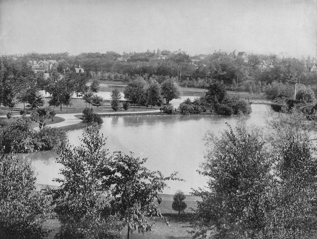 Central Park, Minneapolis, c1897. af Unbekannt