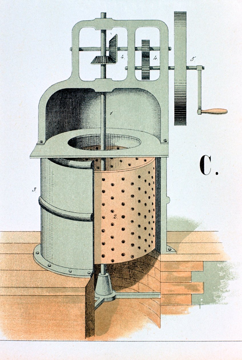 Centrifuge, 1882 af Unbekannt