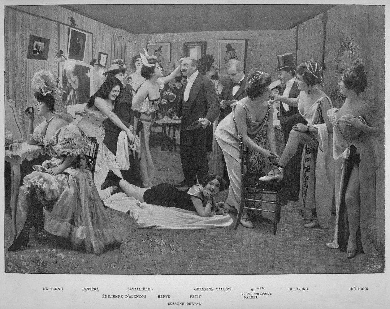 Disse damer har det sjovt, 1900 af Unbekannt